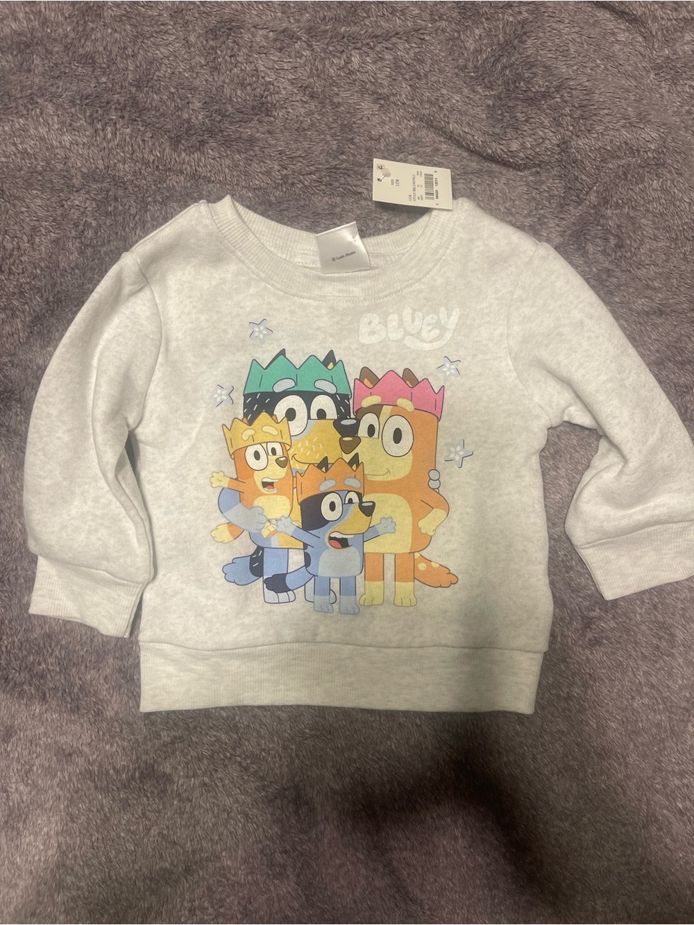 Bluey Graphic Sweatshirt - White
